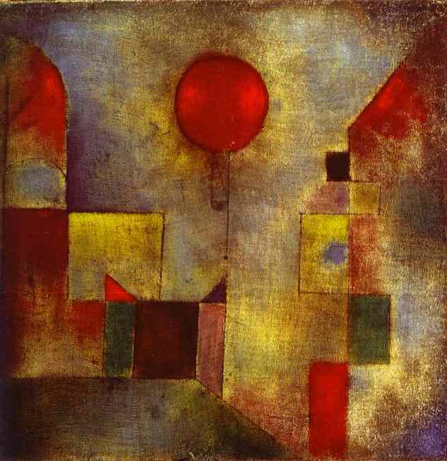 Image result for Paul Klee, The Red Balloon,